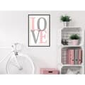 Miniatyrbild 7 av 11: Inramad Poster / Tavla - Grey-Pink Love