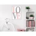 Miniatyrbild 8 av 11: Inramad Poster / Tavla - Grey-Pink Love