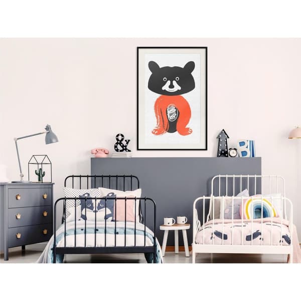 Inramad Poster / Tavla - Little Bear