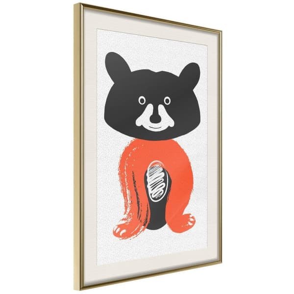 Inramad Poster / Tavla - Little Bear