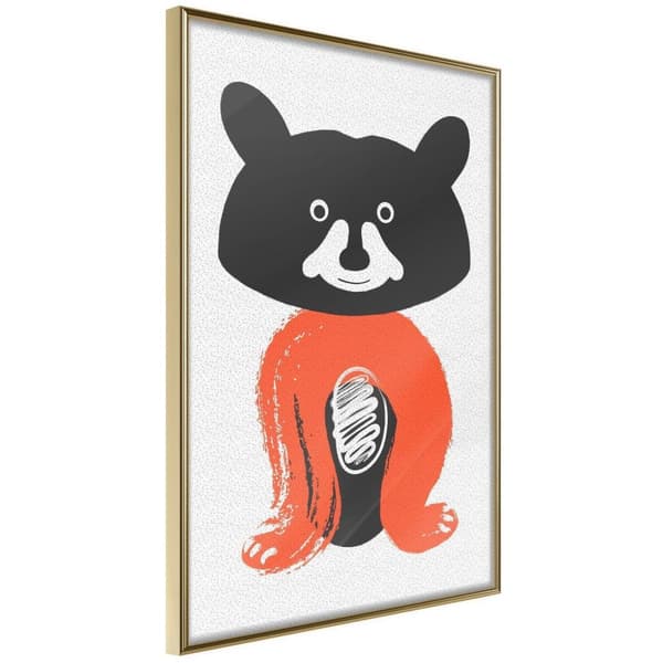 Inramad Poster / Tavla - Little Bear