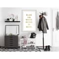 Miniatyrbild 11 av 11: Inramad Poster / Tavla - Home Is Best (Gold)