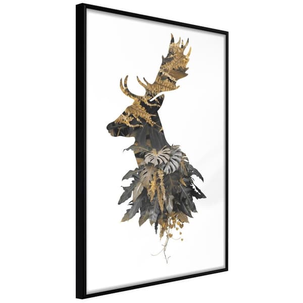 Inramad Poster / Tavla - King of the Forest