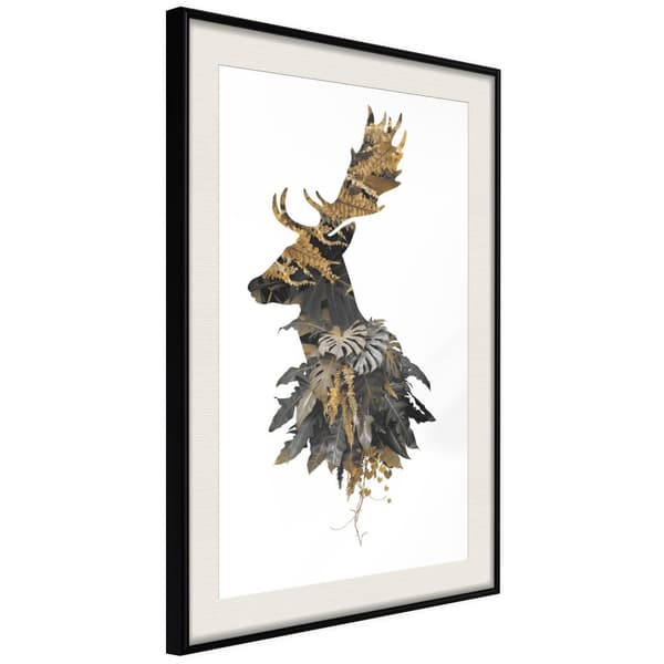 Inramad Poster / Tavla - King of the Forest