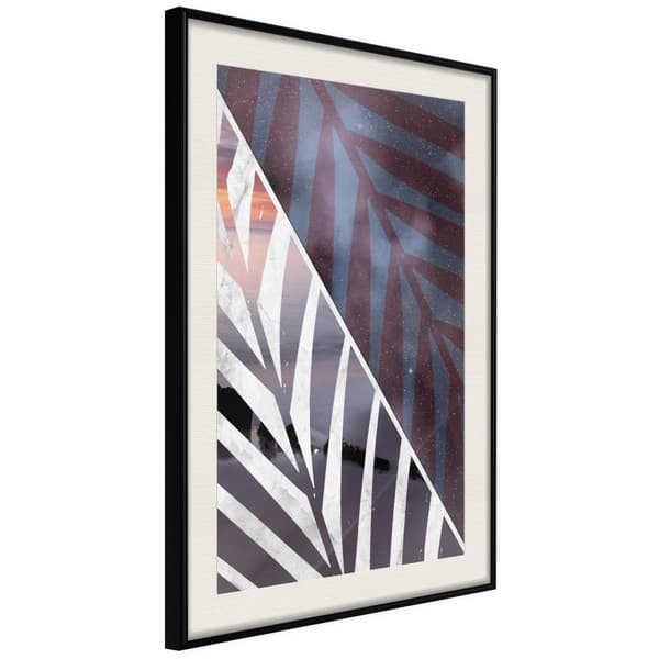 Inramad Poster / Tavla - Day and Night in the Jungle