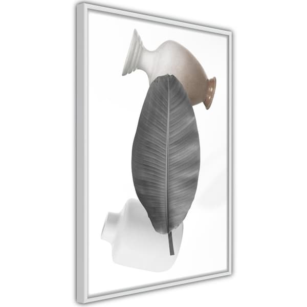 Inramad Poster / Tavla - Floral Alchemy IV Vit ram 40x60