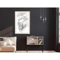 Miniatyrbild 8 av 11: Inramad Poster / Tavla - Mysterious Look (Grey)