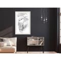 Miniatyrbild 11 av 11: Inramad Poster / Tavla - Mysterious Look (Grey)