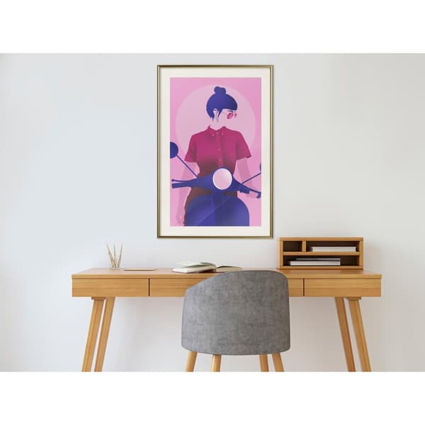 Inramad Poster / Tavla - Independent Girl