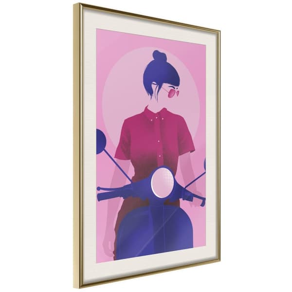 Inramad Poster / Tavla - Independent Girl