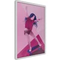 Miniatyrbild 9 av 11: Inramad Poster / Tavla - Girl on a Skateboard