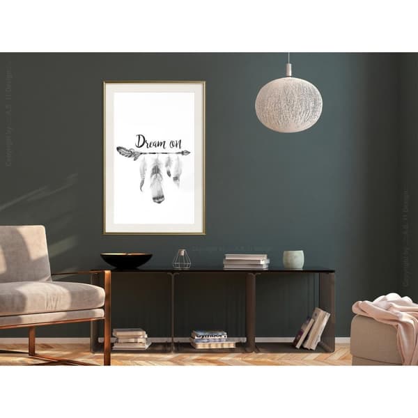 Inramad Poster / Tavla - Dreamer