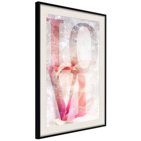 Inramad Poster / Tavla - Love II