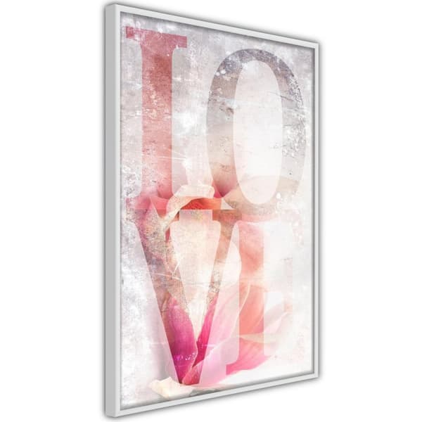 Inramad Poster / Tavla - Love II