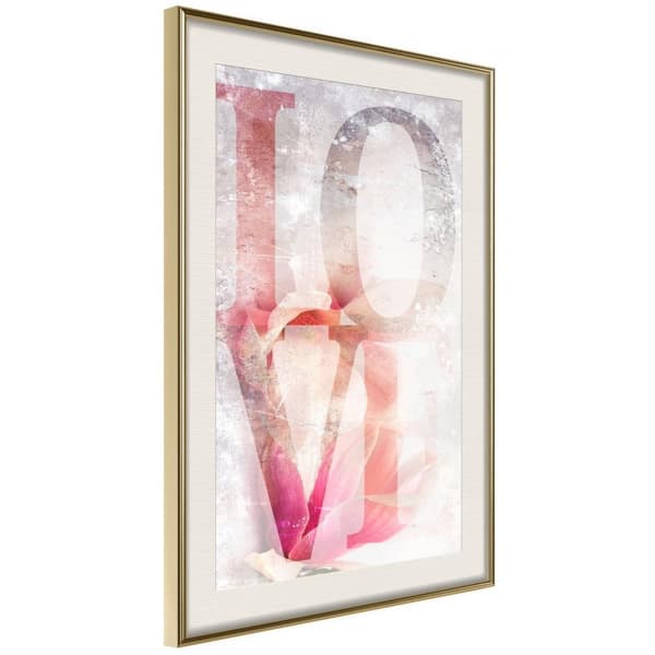 Inramad Poster / Tavla - Love II