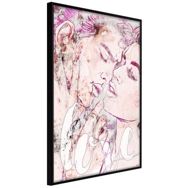 Inramad Poster / Tavla - Colourful Fascination