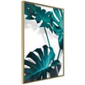 Miniatyrbild 1 av 11: Inramad Poster / Tavla - Turquoise Monstera II