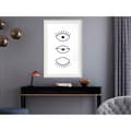 Miniatyrbild 11 av 11: Inramad Poster / Tavla - Phases of Falling Asleep