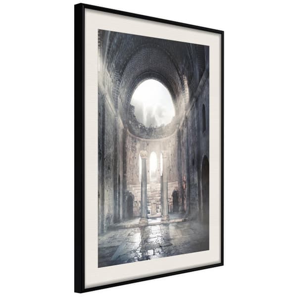 Inramad Poster / Tavla - Ruins of a Cathedral