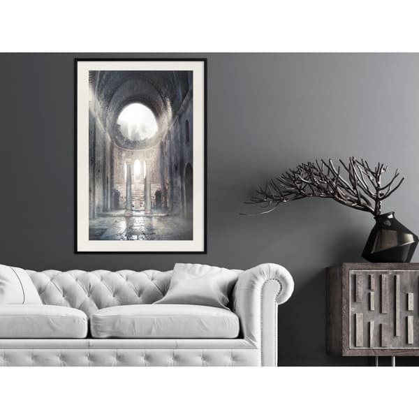 Inramad Poster / Tavla - Ruins of a Cathedral
