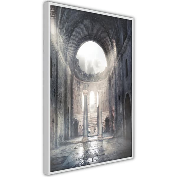 Inramad Poster / Tavla - Ruins of a Cathedral