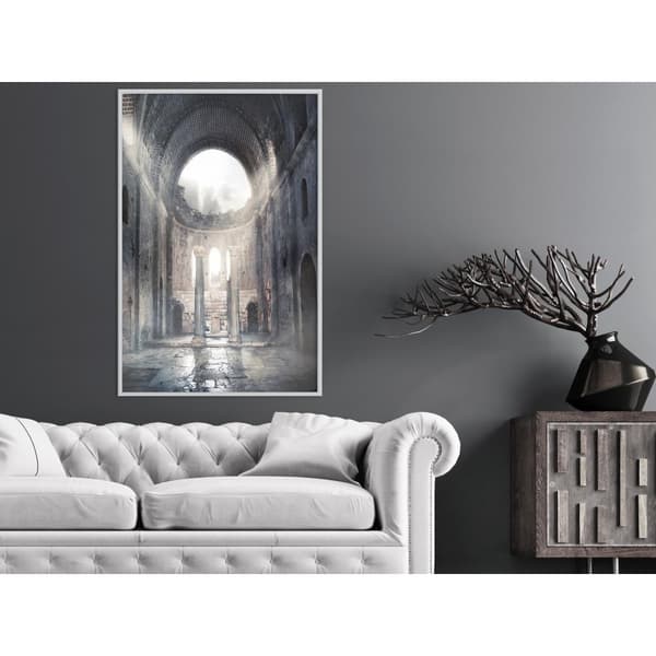 Inramad Poster / Tavla - Ruins of a Cathedral