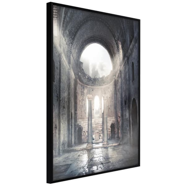 Inramad Poster / Tavla - Ruins of a Cathedral
