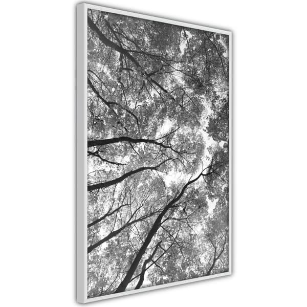 Inramad Poster / Tavla - Lying on the Grass Vit ram 20x30