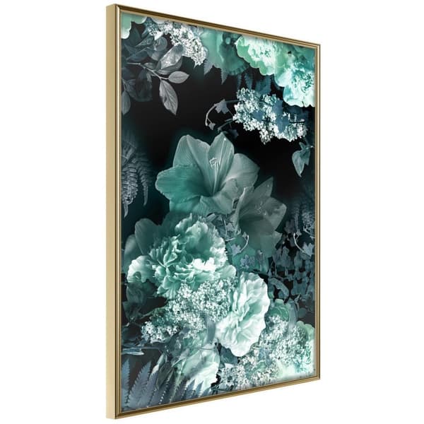 Inramad Poster / Tavla - Frosty Bouquet