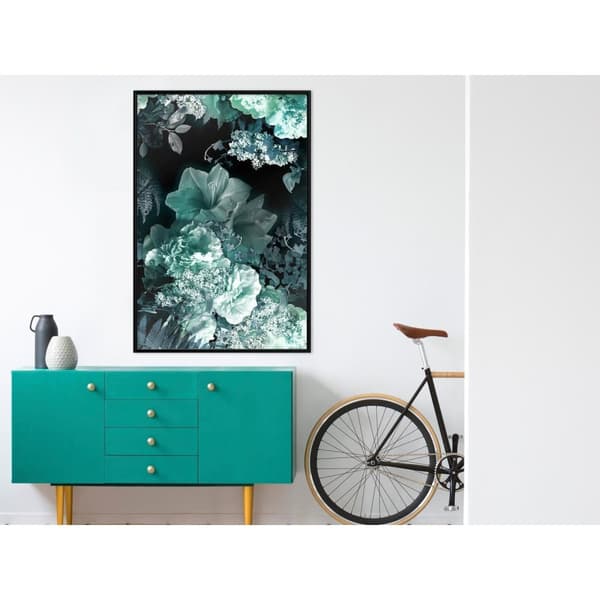 Inramad Poster / Tavla - Frosty Bouquet