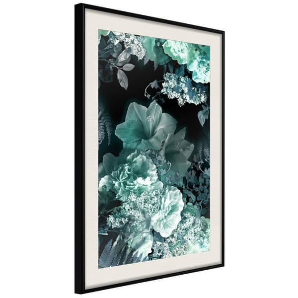 Inramad Poster / Tavla - Frosty Bouquet
