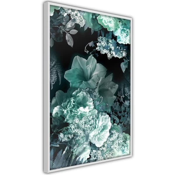 Inramad Poster / Tavla - Frosty Bouquet
