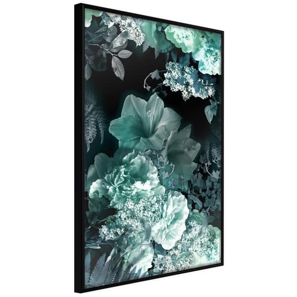 Inramad Poster / Tavla - Frosty Bouquet