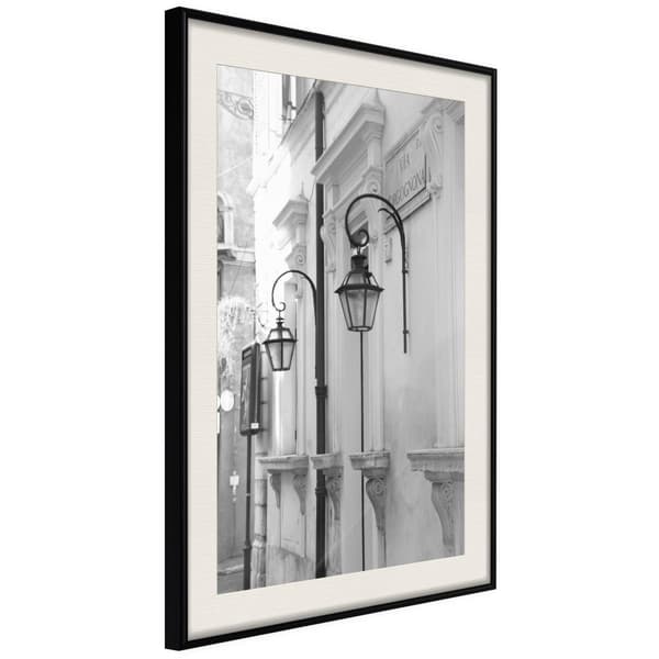 Inramad Poster / Tavla - Old Town's Charm