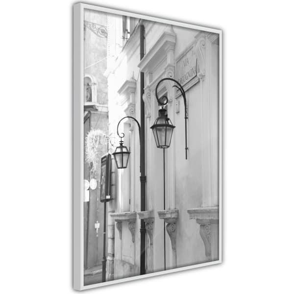 Inramad Poster / Tavla - Old Town's Charm