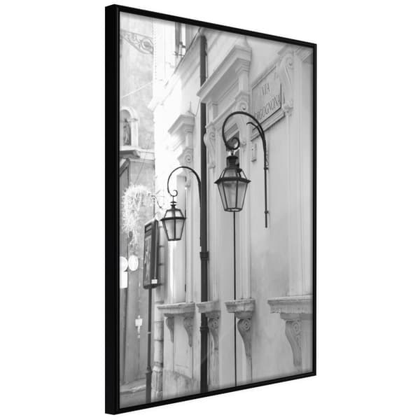 Inramad Poster / Tavla - Old Town's Charm