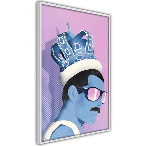 Inramad Poster / Tavla - King of Music