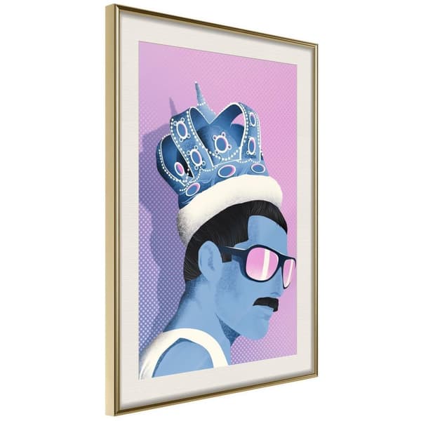 Inramad Poster / Tavla - King of Music