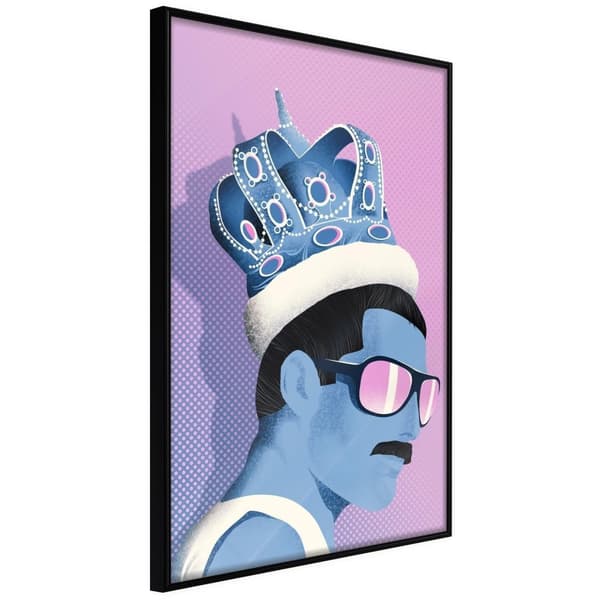 Inramad Poster / Tavla - King of Music