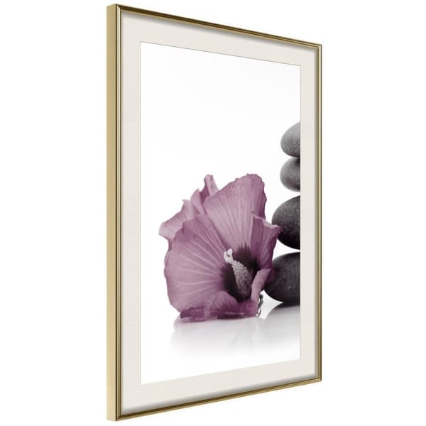 Inramad Poster / Tavla - Violet Harmony