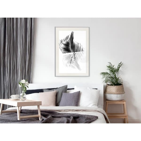 Inramad Poster / Tavla - Abstract Feather