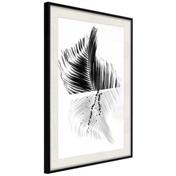 Inramad Poster / Tavla - Abstract Feather