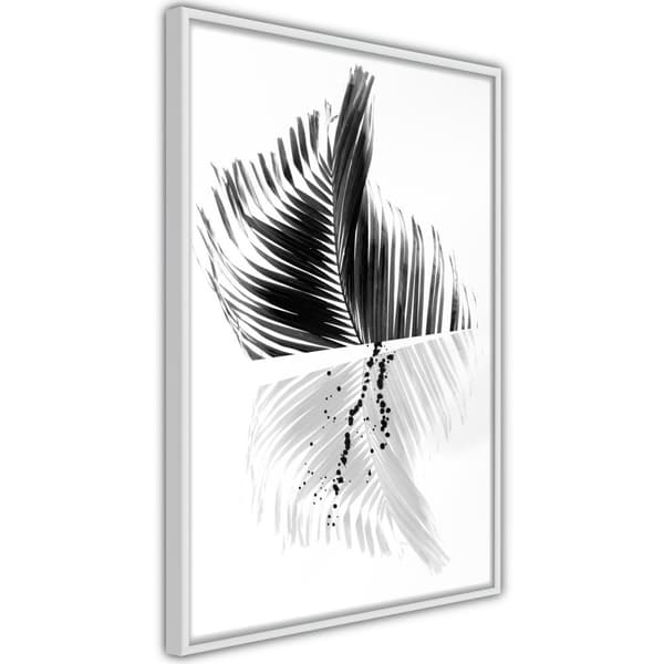 Inramad Poster / Tavla - Abstract Feather