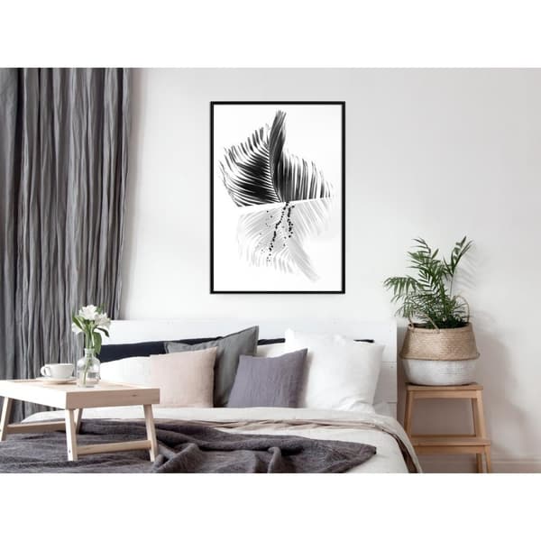 Inramad Poster / Tavla - Abstract Feather
