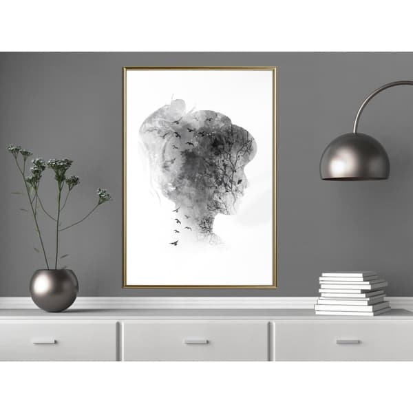 Inramad Poster / Tavla - Head Full of Dreams