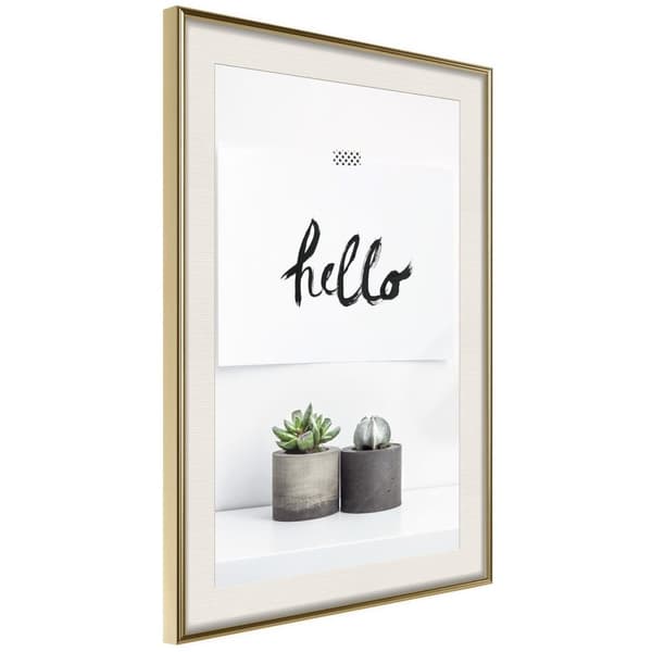 Inramad Poster / Tavla - Hygge