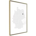 Miniatyrbild 1 av 11: Inramad Poster / Tavla - Pixel Map of Germany