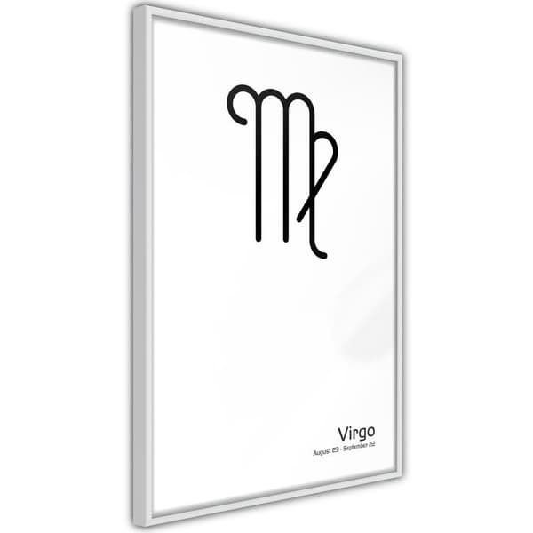 Inramad Poster / Tavla - Zodiac: Virgo II