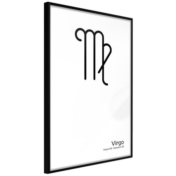 Inramad Poster / Tavla - Zodiac: Virgo II