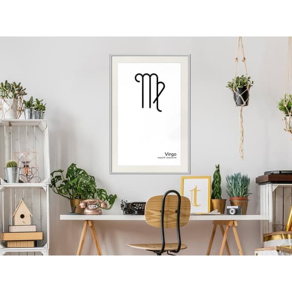 Inramad Poster / Tavla - Zodiac: Virgo II
